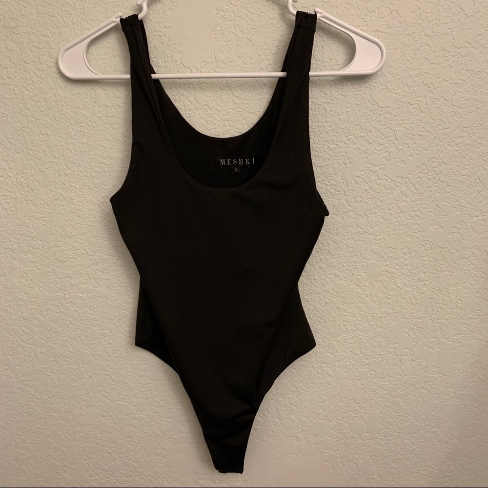 Meshki Black Bodysuit
